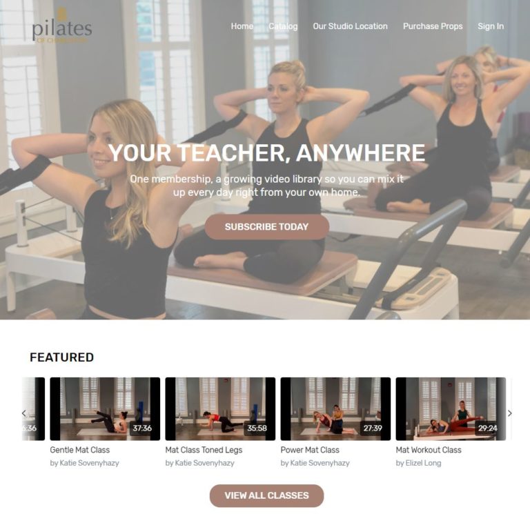 On Demand Pilates Videos